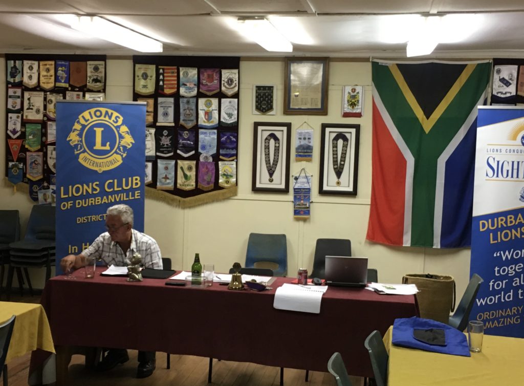 Gastbesuch beim Lions Club Durbanville
