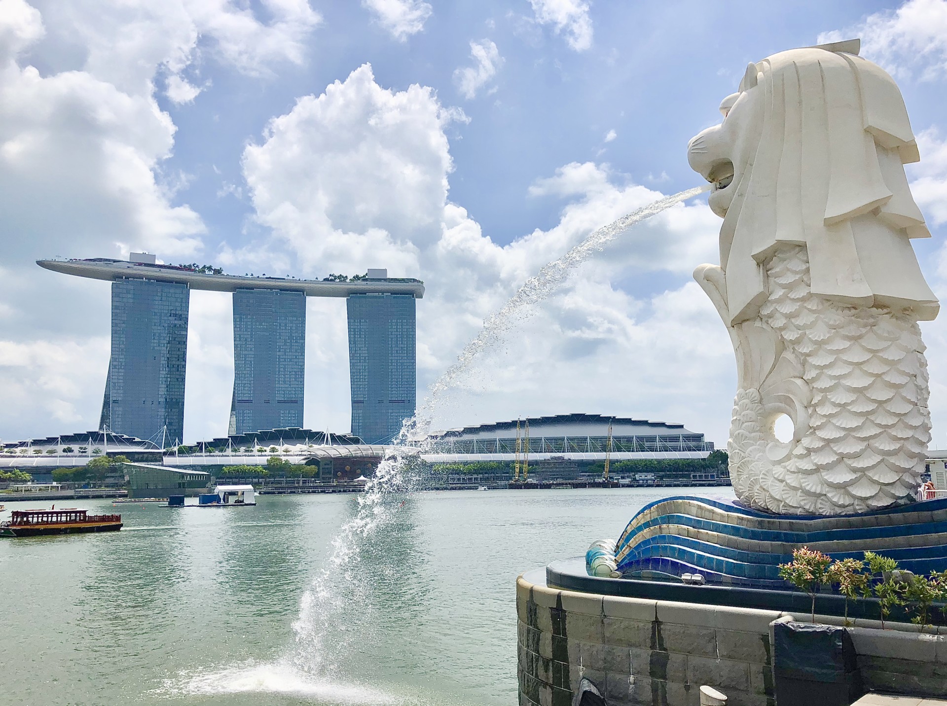 Singapur – Promenade Auf Dem F1 Grand Prix Kurs